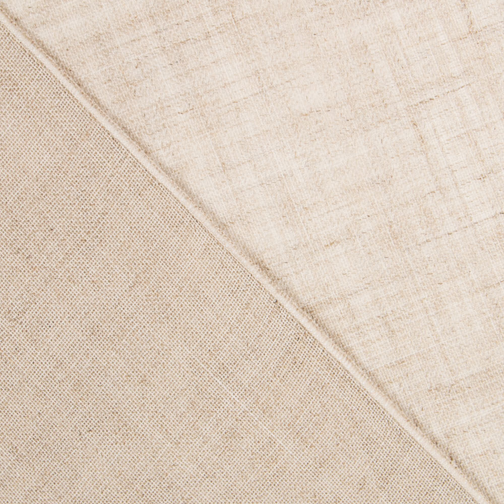 Voilage Rustique Noeuds Bergamo Naturel - Ribes y Casals