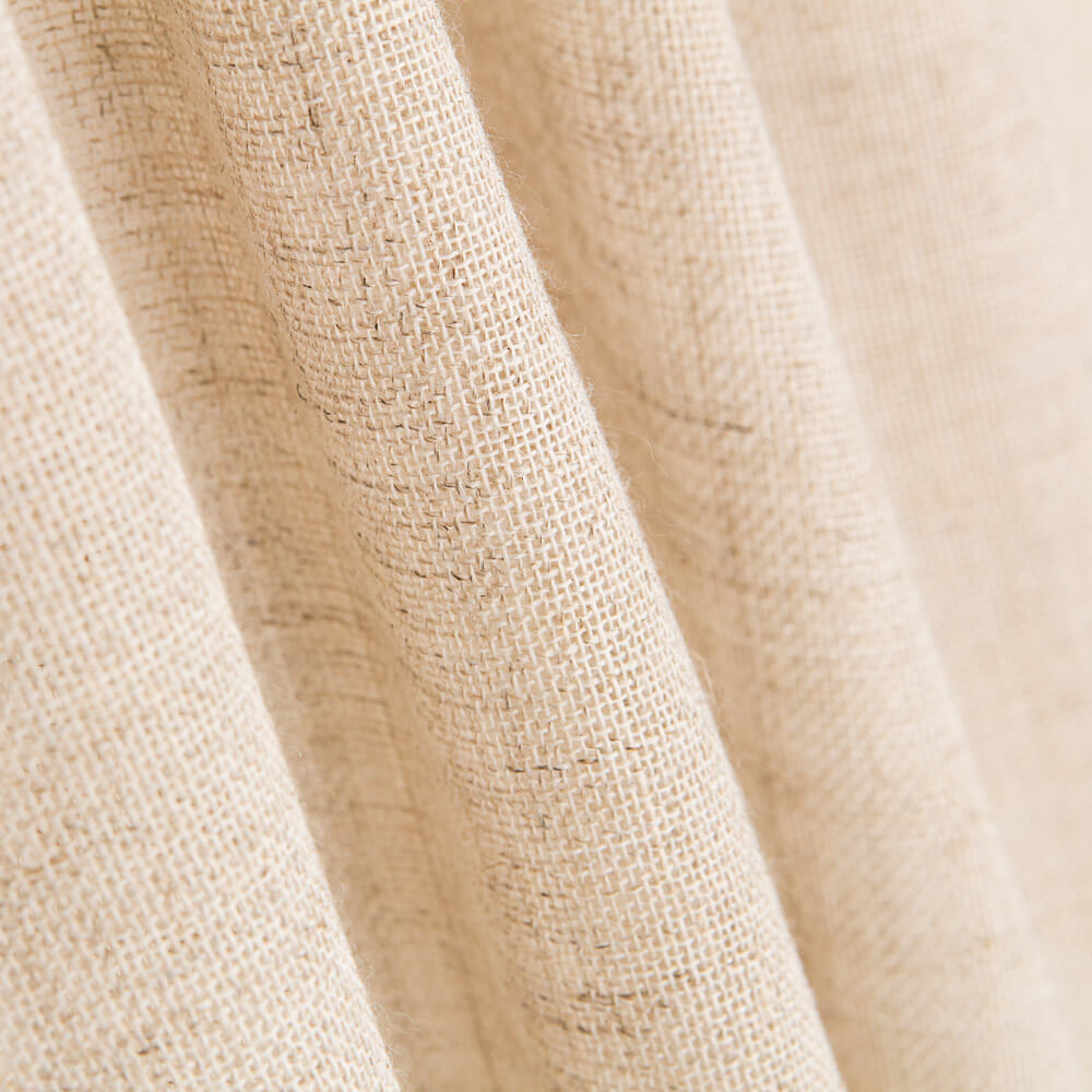 Voilage Rustique Noeuds Bergamo Naturel - Ribes y Casals