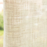 Voilage Rustique Noeuds Bergamo Naturel - Ribes y Casals