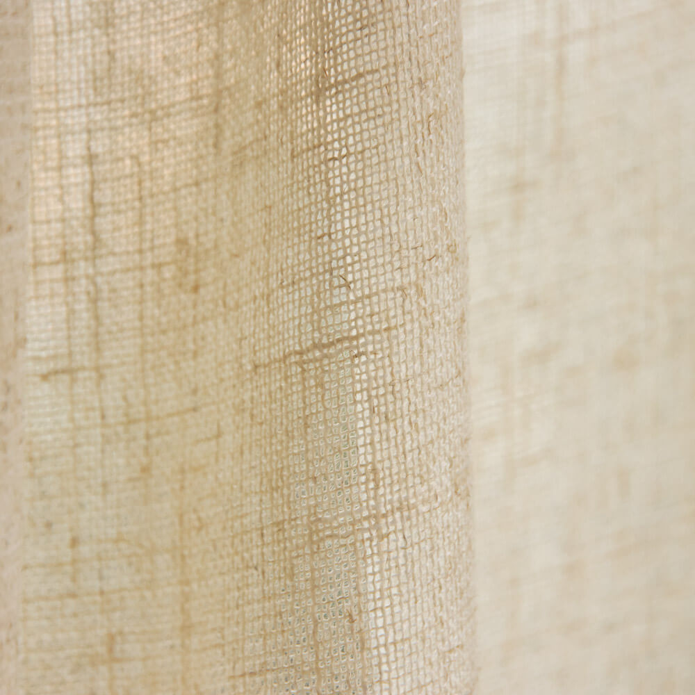Rideau rustique en polyester couleur lin - Ribes y Casals