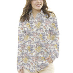 Viyella Floral Kimono Jaune - Ribes y Casals