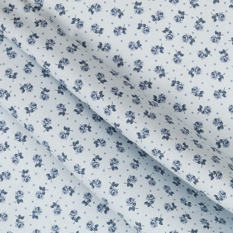 Viyella Rose à Pois Bleu - Ribes y Casals