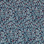 Viyella Viscose Bleu Marine Floral - Ribes y Casals