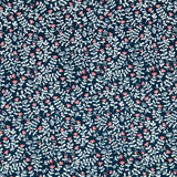 Viyella Viscose Bleu Marine Floral - Ribes y Casals