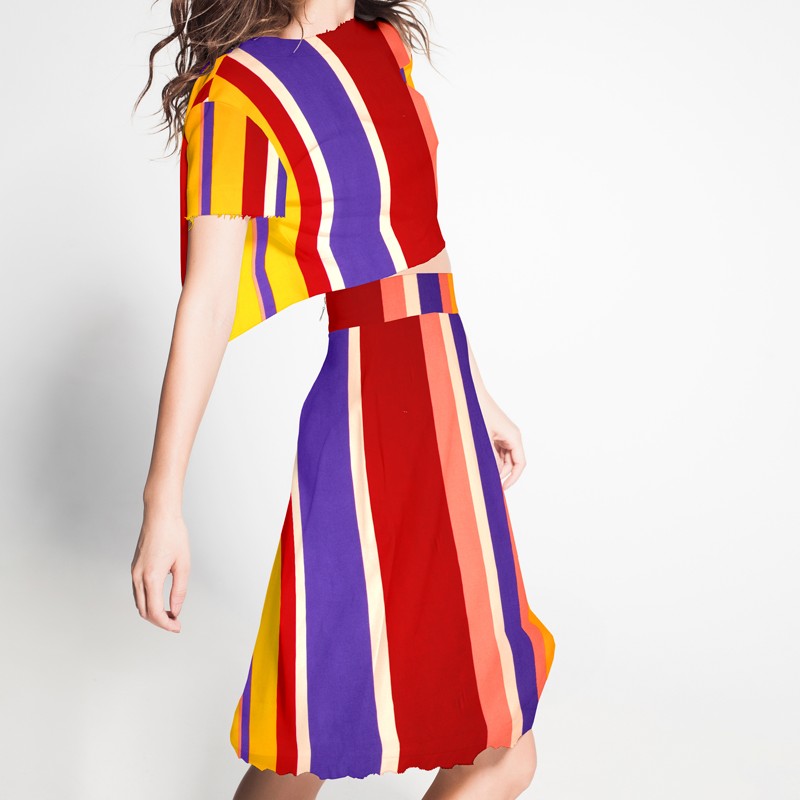 Viyella Viscose Rayas Multicouleur - Ribes y Casals