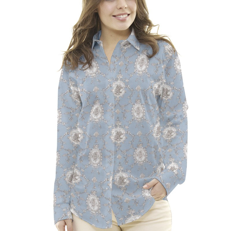 Viyella Viscose Vintage Bleu Clair - Ribes y Casals