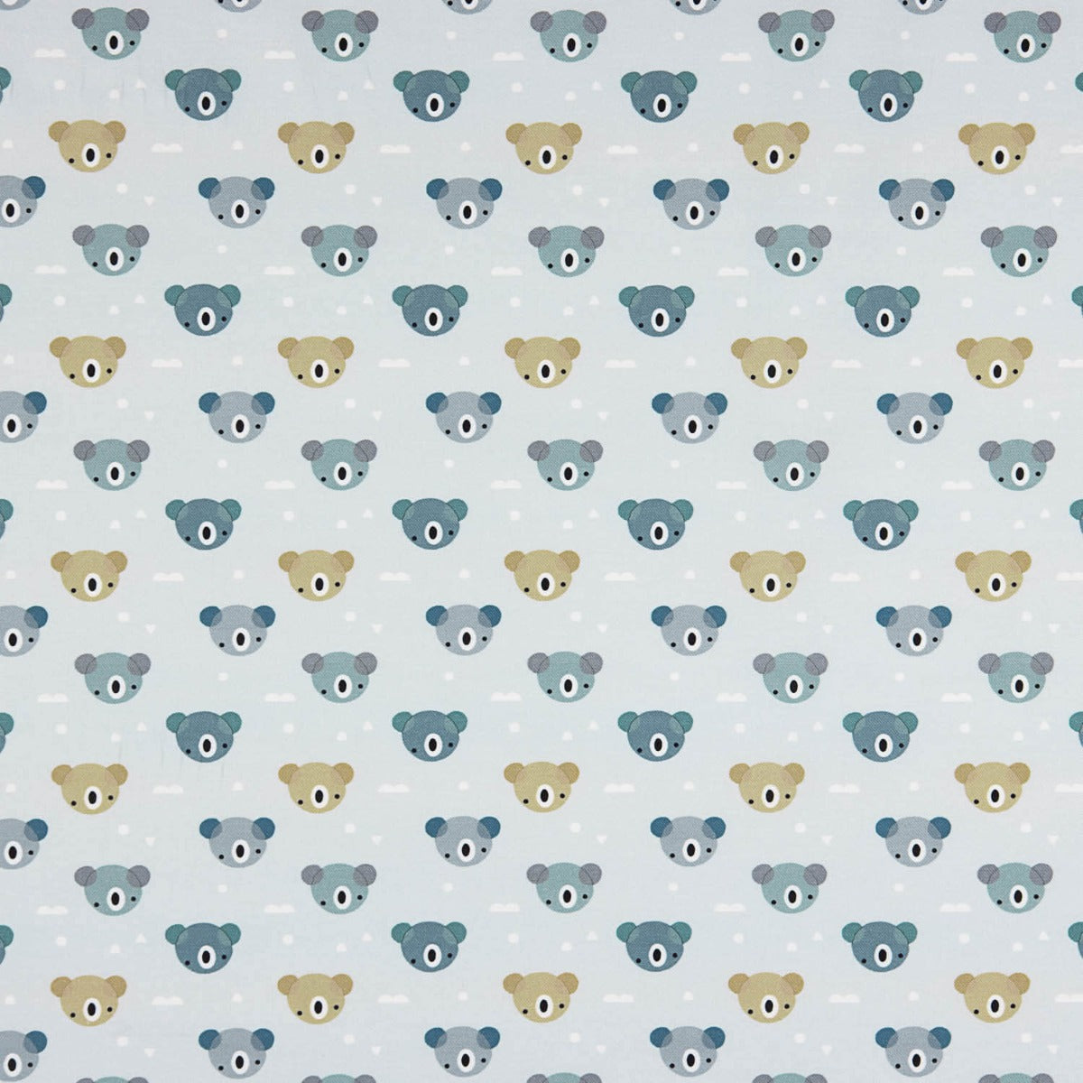 Coton Viyella Bleu imprimé ours - Ribes y Casals