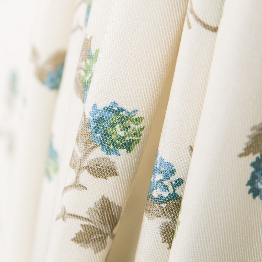 Viyela Fleur Cretonne Bleu - Ribes y Casals