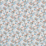 Viyela Fleurs Brindilles Celeste - Ribes y Casals