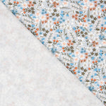 Viyela Fleurs Brindilles Celeste - Ribes y Casals