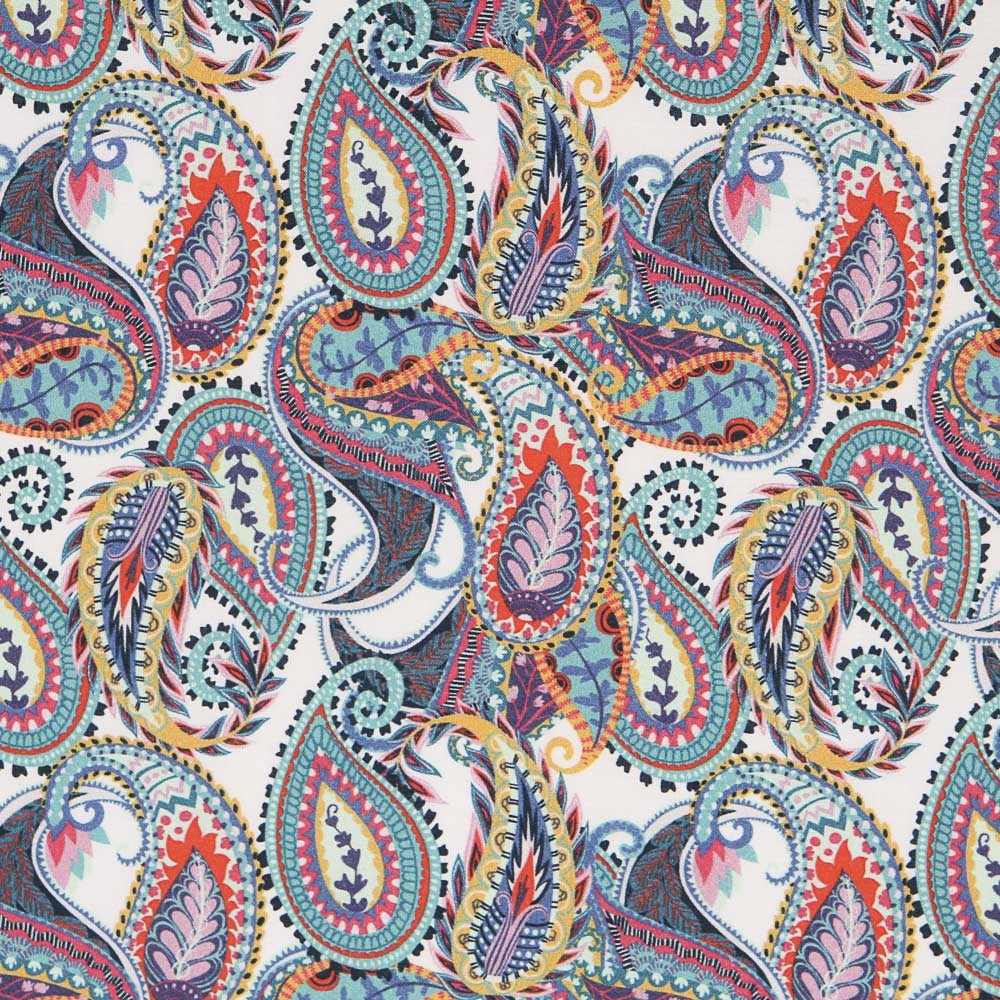 Voile Coton Cachemire Multicolore - Ribes y Casals