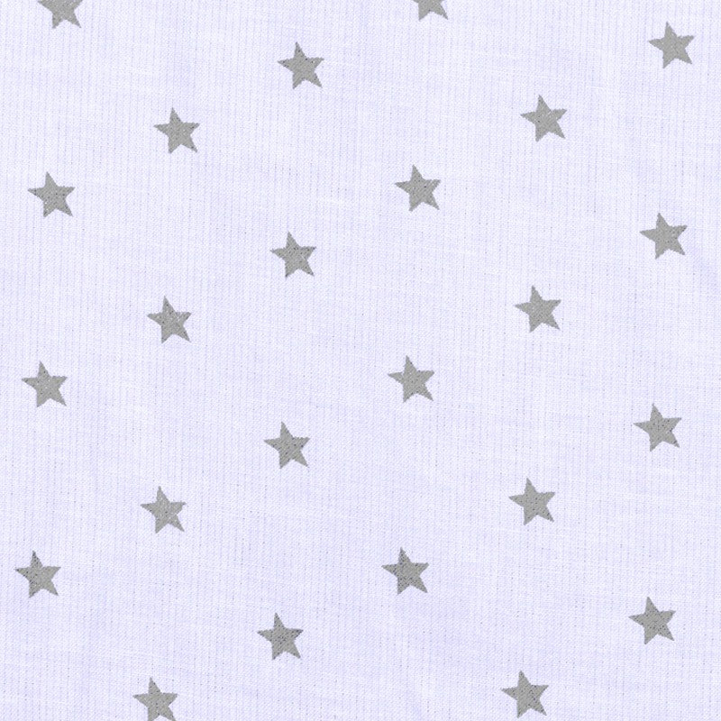 Voile Coton Étoiles Blanc - Ribes y Casals