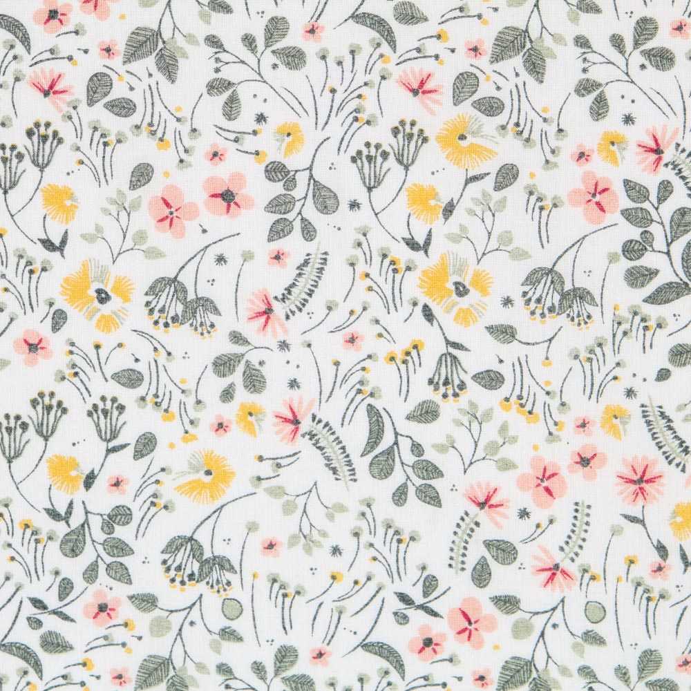 Voile Floral Vert - Ribes y Casals