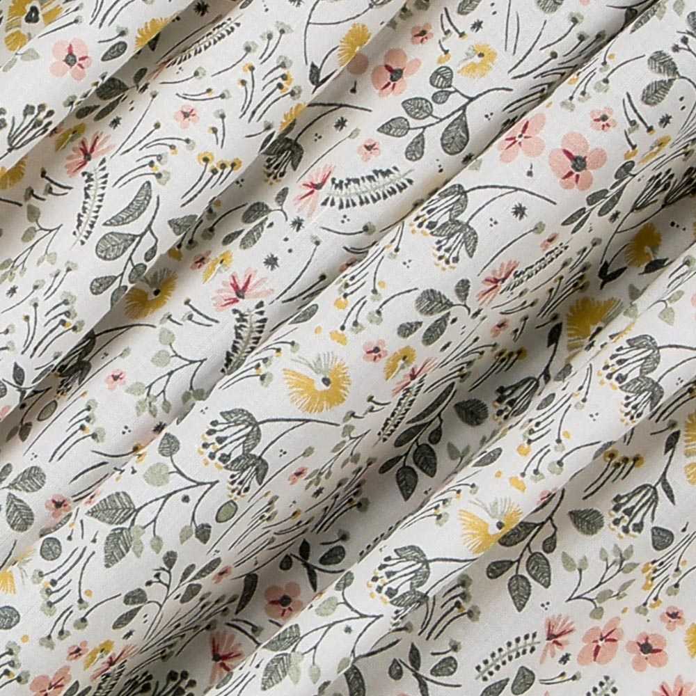 Voile Floral Vert - Ribes y Casals