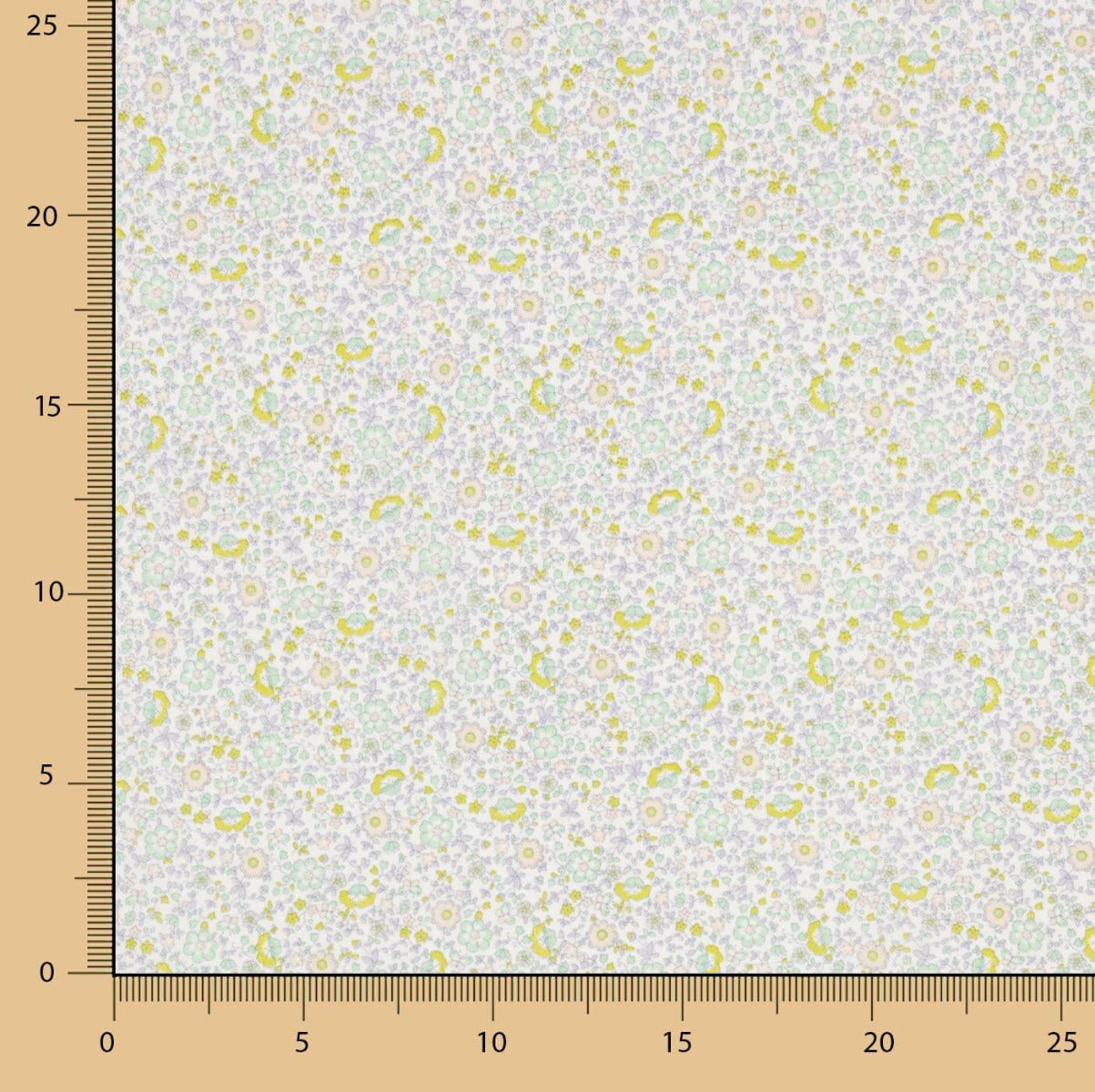 Voile de coton Fleurs Nansy - Ribes y Casals