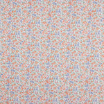 Voile Coton Fleurs Orange Écarlate - Ribes y Casals