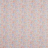 Voile Coton Fleurs Orange Écarlate - Ribes y Casals