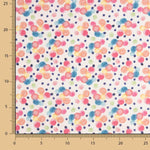 Voile de coton imprimé Supima 05 Orange - Ribes y Casals