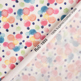 Voile de coton imprimé Supima 05 Orange - Ribes y Casals