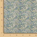 Voile de coton imprimé Supima 09 Bleu - Ribes y Casals