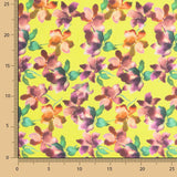 Voile de Coton Imprimé Supima 10 Jaune - Ribes y Casals