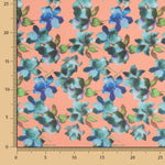 Voile Coton Supima Imprimé 10 Orange - Ribes y Casals