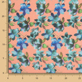 Voile Coton Supima Imprimé 10 Orange - Ribes y Casals