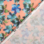 Voile Coton Supima Imprimé 10 Orange - Ribes y Casals