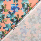 Voile Coton Supima Imprimé 10 Orange - Ribes y Casals