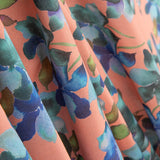 Voile Coton Supima Imprimé 10 Orange - Ribes y Casals