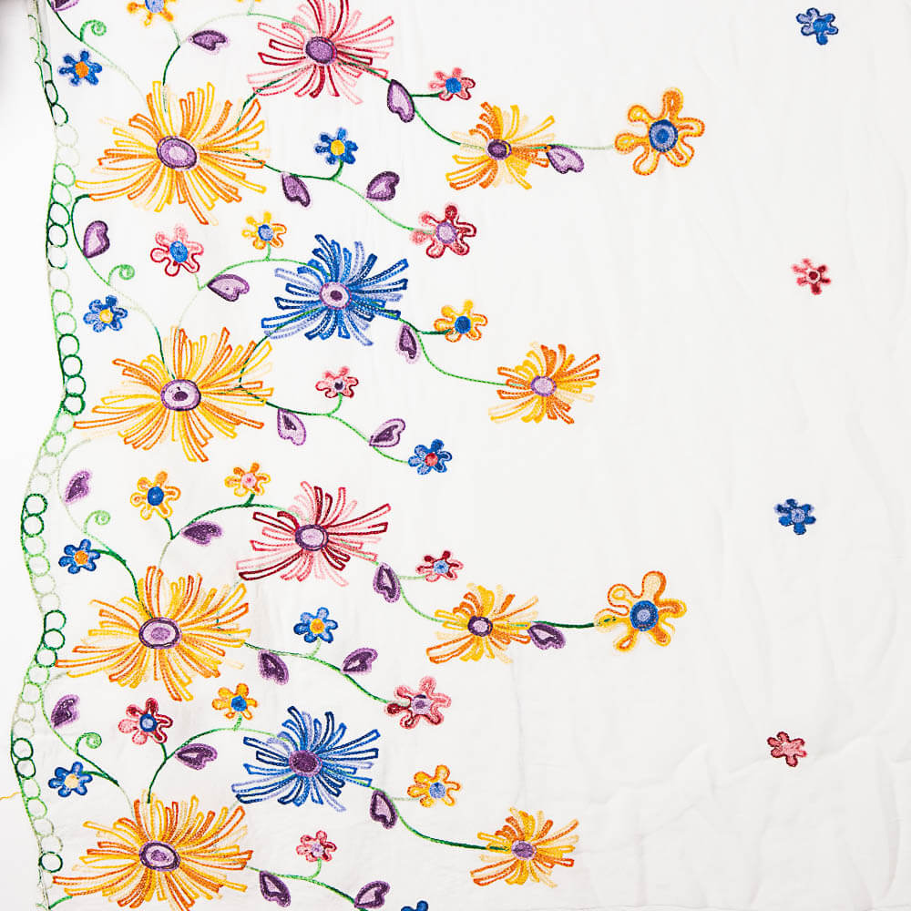 Voile Bordado Floral - Ribes y Casals