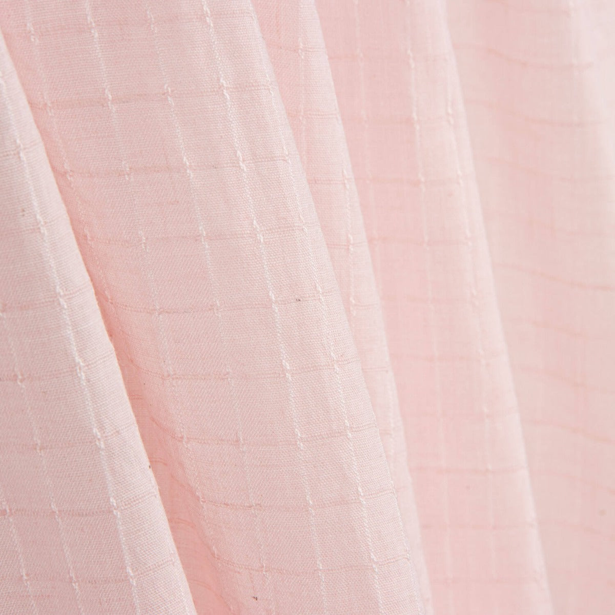 Voile à carreaux rose élégant - Ribes y Casals