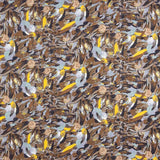 Voile Imprimé Feuilles Bleues - Ribes y Casals