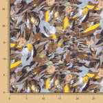 Voile Imprimé Feuilles Bleues - Ribes y Casals