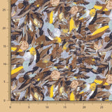 Voile Imprimé Feuilles Bleues - Ribes y Casals