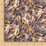 Voile Imprimé Feuilles Rose - Ribes y Casals