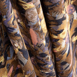 Voile Imprimé Feuilles Rose - Ribes y Casals