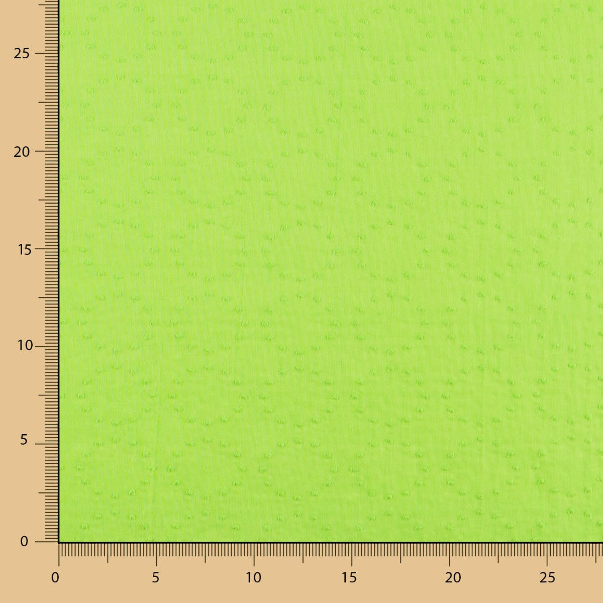 Voile Plumetis Vert Fluo - Ribes y Casals