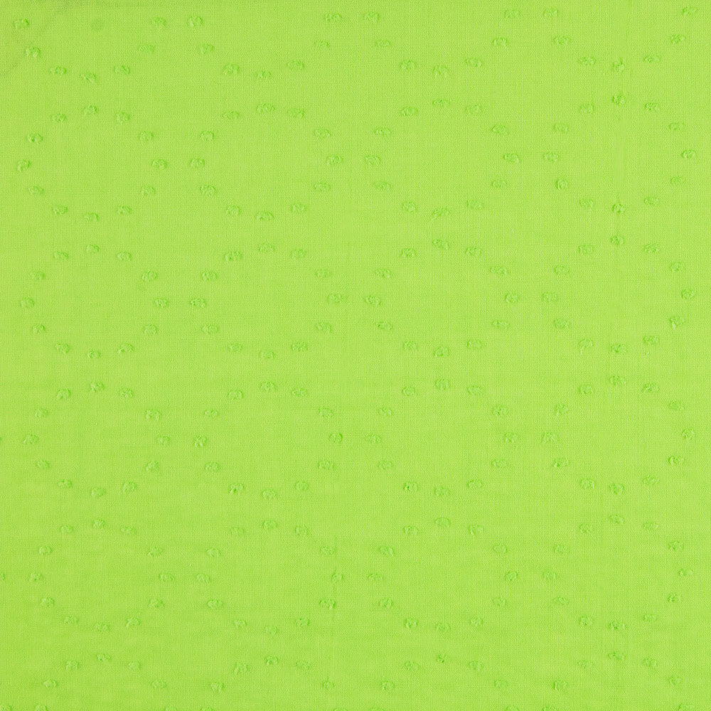 Voile Plumetis Vert Fluo - Ribes y Casals
