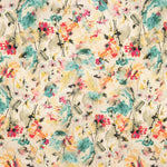 Voile Viscose Aquarelle Fleurs - Ribes y Casals