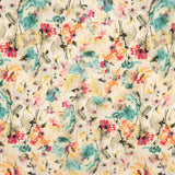 Voile Viscose Aquarelle Fleurs - Ribes y Casals