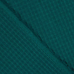 Piqué gaufré vert basique - Ribes y Casals