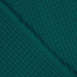 Piqué gaufré vert basique - Ribes y Casals