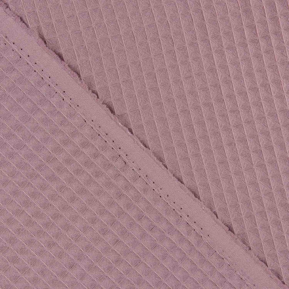 Piqué Gaufré Basique Vieux Rose - Ribes y Casals