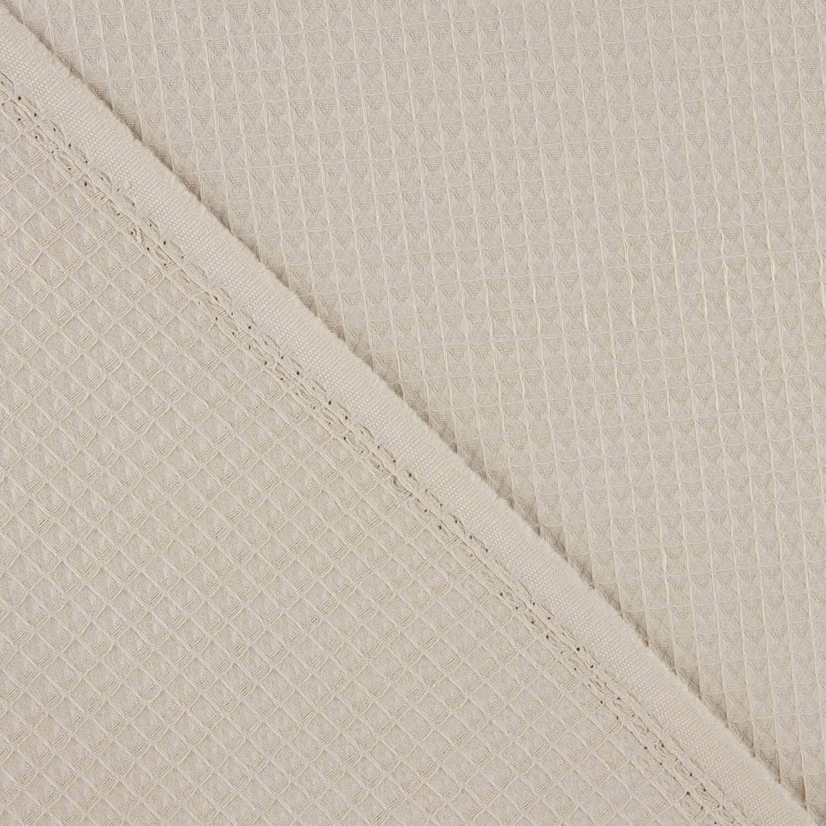 Gaufré piqué basique beige - Ribes y Casals