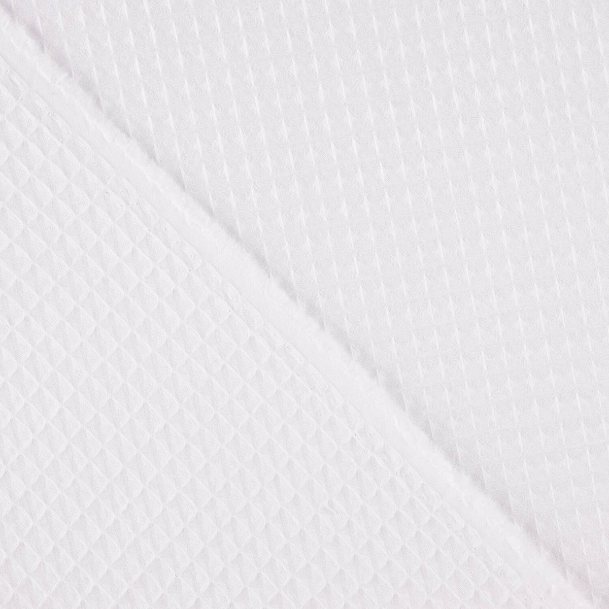 Piqué gaufré blanc basique - Ribes y Casals