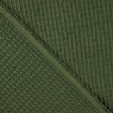 Gaufré piqué basique vert kaki - Ribes y Casals