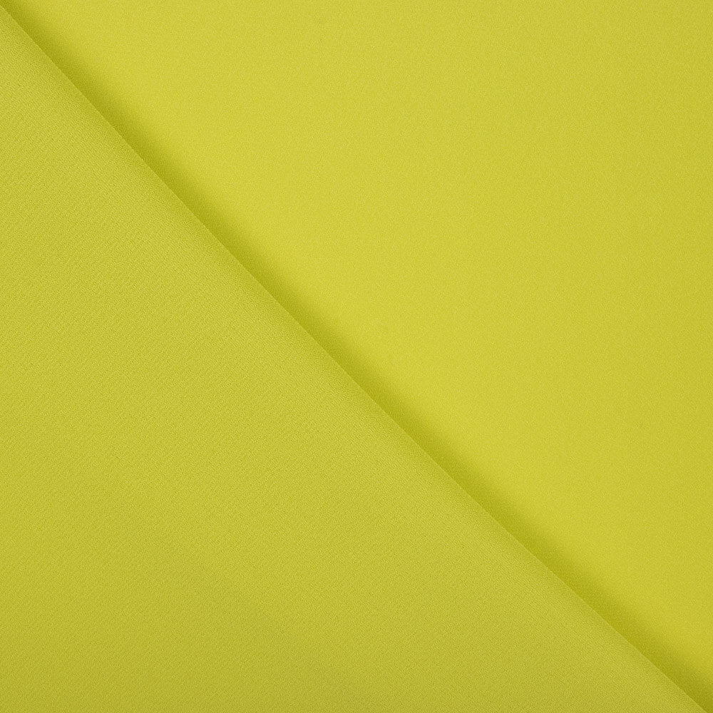 Georgette Polyester Vert Citron - Ribes y Casals