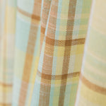 Tissu Madras Carreaux Camel Jaune - Ribes y Casals