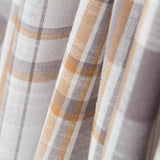 Tissu Madras Carreaux Camel Marron - Ribes y Casals